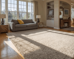 Clean Sofa in cozy living room