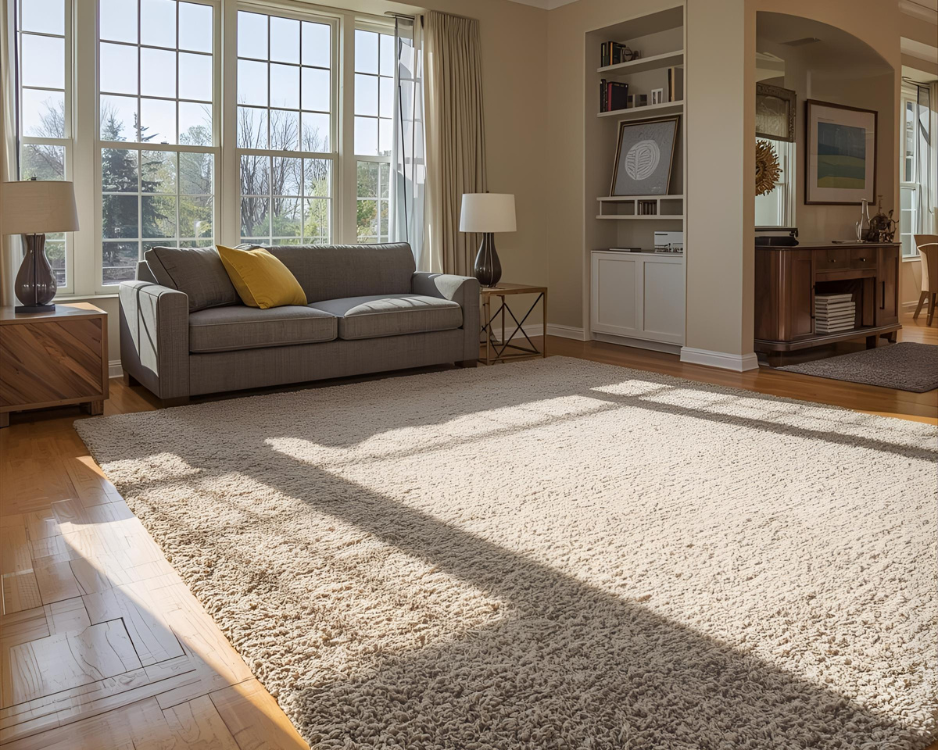 Clean Sofa in cozy living room