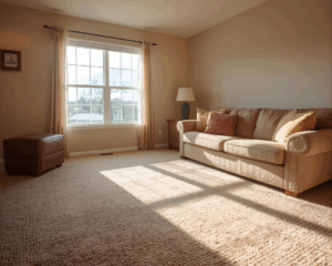 Clean Sofa in cozy living room