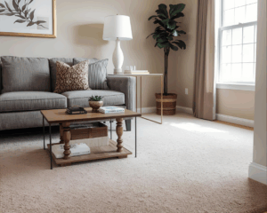 Clean Sofa in cozy living room