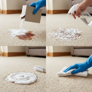 Baking Soda and Vinegar for Carpet Stains