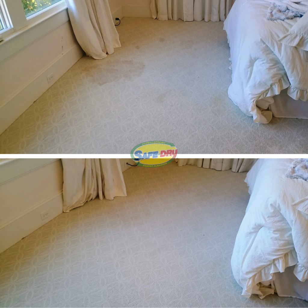 Before and After Carpet Cleaning